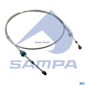 Трос КПП VOLVO FM,FMX L=2890мм серый SAMPA 033.461 SAMPA