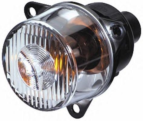 фонарь указателя поворота !белый круглый d=55 \Omn Setra,MAN,MB,Volvo Actros 2BA008221-007 HELLA