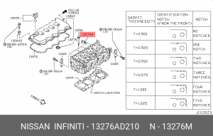 NISSAN 13276-AD210 NISSAN