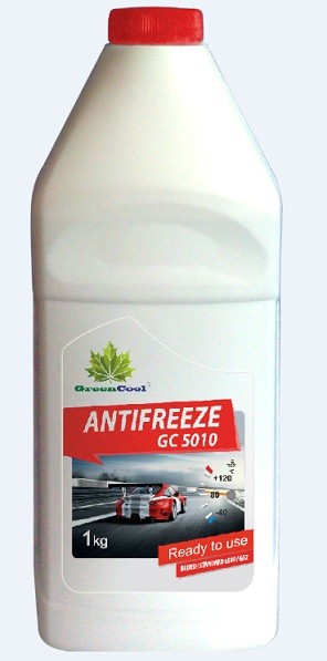 Антифриз GreenCool GС5010 [красный], готовый, 1кг 791975 GREENCOOL