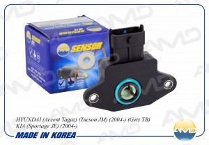 Датчик положения дросельной заслонки HYUNDAI Accent Tagaz, Tucson JM, 2004-, Get AMD.SEN19 AMD