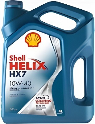 Масло моторное SHELL Helix HX7 10W-40, 4л 550053737(550070333T124) 550053737 SHELL