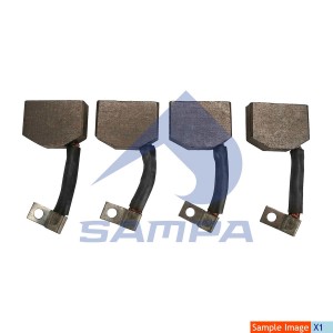 Щетки стартера для стартера 24 V 5,4 KW; 6,6 KW Iveco, KHD, Man, Mb, Scania, Vol 010.1187 SAMPA