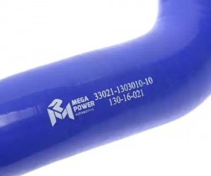 Патрубок ГАЗ-3302 радиатора верхний силикон (d=38) MEGAPOWER 130-16-021 MEGA POWER