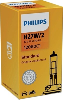 H27W/2 12V-27W / PGJ13 ЦОКОЛЬ УГЛОВОЙ PGJ13 / галоген USA 12060C1 PHILIPS