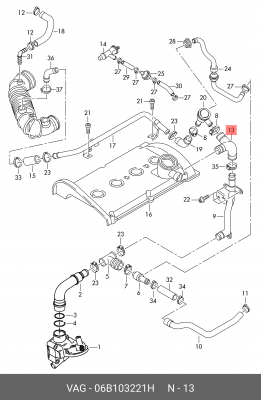 AUDI A4 [B6]/A4 [B7]/A4 [B8]/VW PASSAT [B5] 06B 103 221 H VAG