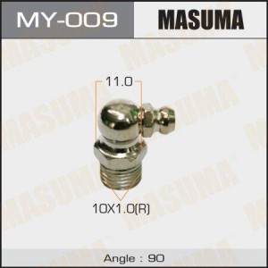 Масленка угловая 90 градусов М10х1 MASUMA MY-009 MASUMA