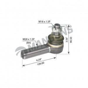 Наконечник поперечной рулевой тяги [L=109 H=90.5 M18x1.5P] 700.259 MANSONS