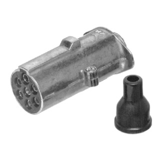 Штекер [7-ми полюсный метал. 7 соед.с резьбой, 24V ISO1185 DIN72579] 07342 FEBI BILSTEIN
