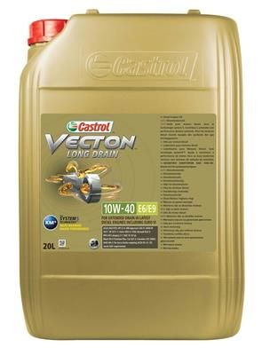 Масло моторное CASTROL VECTON Long Drain E6/E9 10W40 синт.20л 15B346 CASTROL