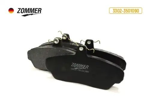Колодки тормозные дисковые передние для а/м ГАЗель ZOMMER 17712 ZOMMER