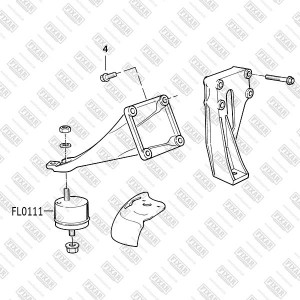 BMW 5-E34 88-95 70x64.5mm FL0111 FIXAR
