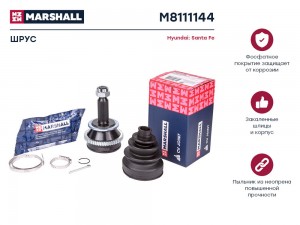 ШРУС наружный к-кт! ABS\ Hyundai Santa Fe I 2.0CRDi 00> M8111144 MARSHALL