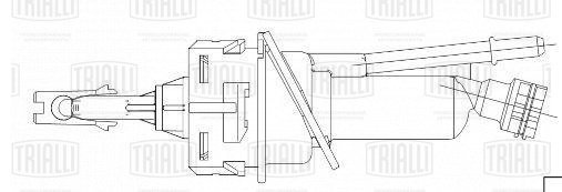 Цилиндр сцепления главный FORD Focus (04-) MAZDA 3 VOLVO V50 TRIALLI CF 8012 TRIALLI