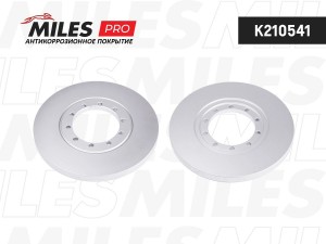 Диск тормозной (серия PRO с антикоррозионным покрытием) FORD TRANSIT 2.4D/3.2D 0 K210541 MILES