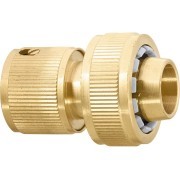Соединитель для шланга 3/4" быстросъемный латунный PALISAD 66260 PALISAD