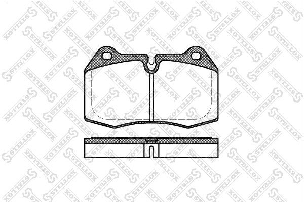 441 00=FDB998 !колодки дисковые п.\ BMW E38 2.8-3.5/2.5TDs 95-01/E31 4.0-5.6 94- 452-000-SX STELLOX
