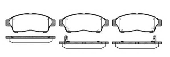 402 02 FDB867=572333B !колодки дисковые п.\ Toyota CarinaE 93-97/Camry 2.2 92-96 0402.02 REMSA