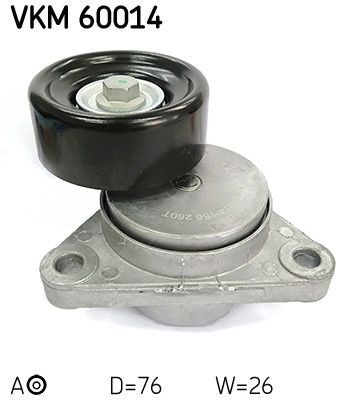 натяжитель ремня! с роликом\ Daewoo Lanos/Nubira 1.6 16V 97> VKM-60014 SKF
