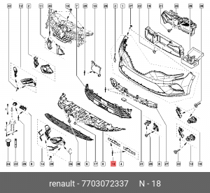 MEGANE II (2002>) 7703072337 RENAULT