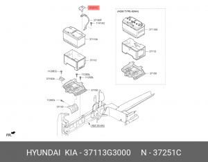 КОЛПАЧОК 37113G3000 HYUNDAI KIA