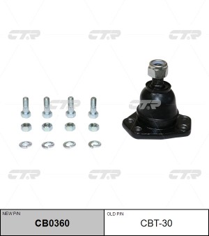 Опора шаровая TOYOTA Crown (67-87) верхняя левая/правая CTR CB0360 CTR
