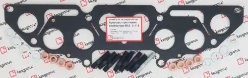 Ремкомплект крепления коллектора для а/м ВАЗ 21114 "КВАДРАТИС" (4 сл.) KVM-21114-1008080-02 KVADRATIS