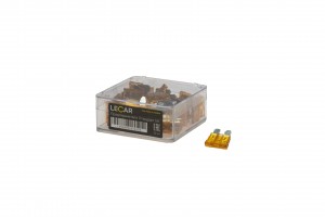 Предохранители 5А, 50 шт, (пластиковый бокс) LECAR Стандарт LECAR000020503 LECAR
