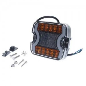 Фонарь задний универсальный светодиодный 12/24V c указателем поворота правый MEG 37017061 MEGA POWER