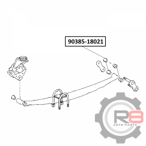 R89038518021 втулка зад рессоры (задняя) - (99-04) (R8-90385-18021) R890385-18021 R8
