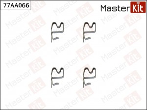 Комплект установочный тормозных колодок MITSUBISHI CARISMA 07.95- 77ACL206 77AA066 MASTER KIT