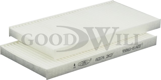 Фильтр салона AG5742KCF AG 574 2K CF GOODWILL