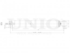 Амортизатор газовый задней подвески SAB-10760 UNIO