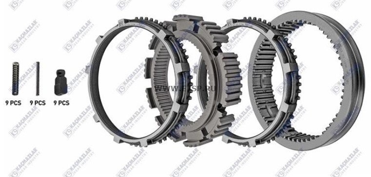 Синхронизатор делителя КПП ZF 16S-151/181 DAF K2000532 KACMAZLAR