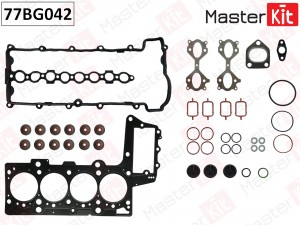 Верхний комплект прокладок с прокладкой ГБЦ BMW E87/E46/E90/E60/E83 1.8-2.0L M47 77BG042 MASTER KIT