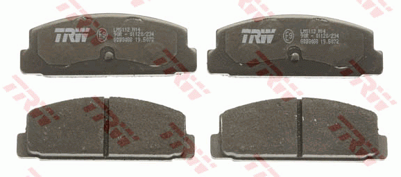 Колодки тормозные MAZDA 626 задние (4шт.) TRW GDB3088 TRW