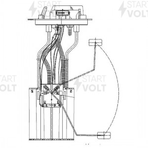 Модуль топливного насоса для а/м Ford Transit (13-) 2.2TDCi (SFM 1005) SFM 1005 START VOLT