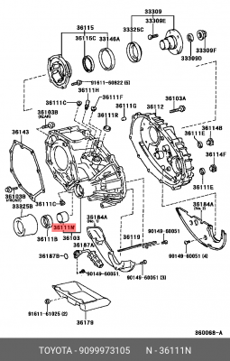 втулка КПП!\ Toyota 90999-73105 TOYOTA