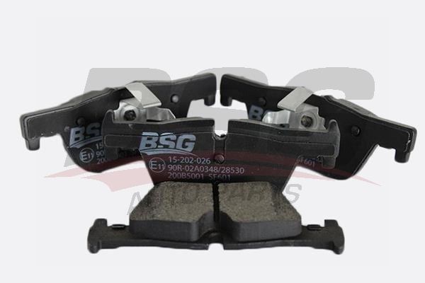 Колодки тормозные BMW 1 (F20,F21),3 (F30,F31),4 (F32) задние (4шт.) BSG BSG15200041 BSG