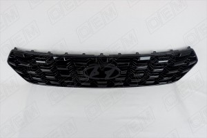 Решетка радиатора Hyundai Creta 1 2020-2021, глянцевая OEM3236 OEMPARTS