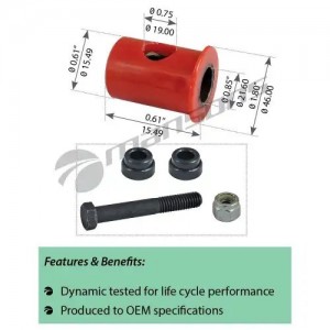 Р/к рычага переключения передач MANSONS (ГП/сайлентблок 1шт., втулка 2шт., болт  984003 MANSONS