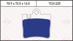 MB W220 98> 70.9x68.8x16ММ TCA1225 TATSUMI
