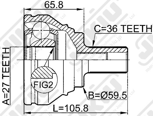 ШРУС JC33016 JC33016 JIKIU