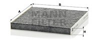MITSUBISHI / CITROEN УГОЛЬНЫЙ CUK 18 002 MANN FILTER