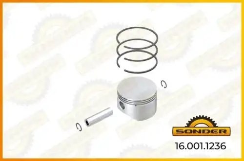 Поршнекомплект компрессора STD d=86.25 LK4935/36/37/52/LP4857/58 (1 рем. раз-р) 160011236 SONDER