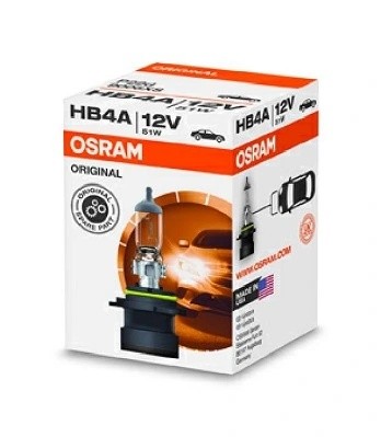 Лампа 12V HB4A(9006) 51W P22d OSRAM 9006XS OSRAM