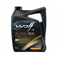 WOLF OE LEVEL TECH 5W30 LL III 5L BMW LONGLIFE-04 MB 229.51 PORSCHE C30 VW 504.0 1043893 WOLF