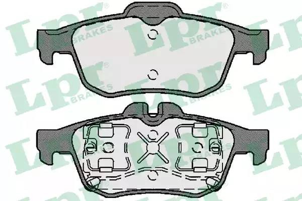 Колодки тормозные дисковые 05P1761 05P1761 LPR