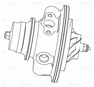 картридж турбокомпрессора!\ VW Passat 98> LAT 5015 LUZAR