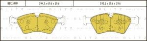 Колодки тормозные дисковые передние MERCEDES W164/W251 05- BB0340P BB0340P BLITZ